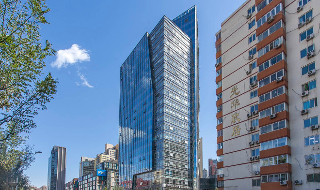 东方梅地亚中心外观图